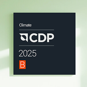 CDP气候变化绩效 B评级